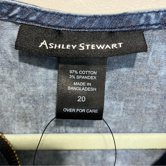 Ashley Stewart Denim Look Dress - Picture 4 of 11
